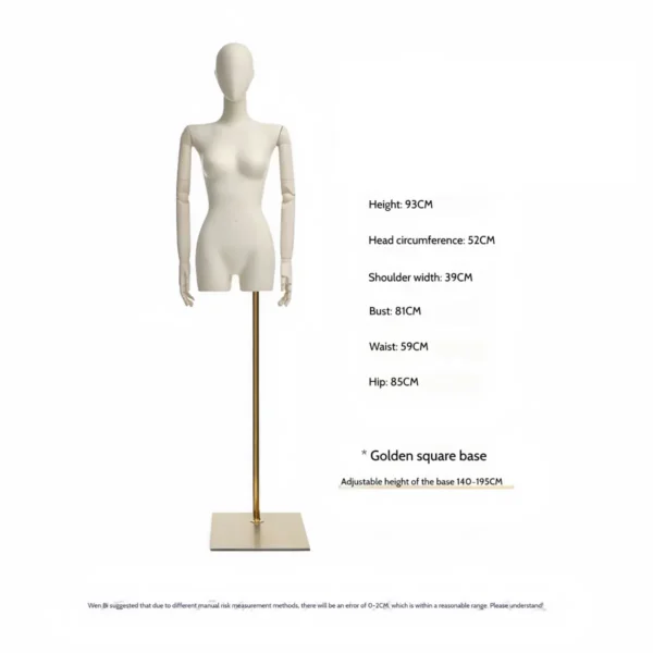 Adjustable Wooden Arm Female Mannequin Collection visual merchandising female and male clothes mannequin for sale in storefront window display Wholesale Bulk Factory - Morshopfitting