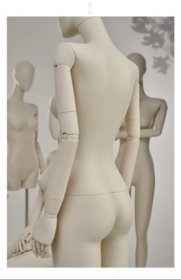 Adjustable Wooden Arm Female Mannequin Collection visual merchandising female and male clothes mannequin for sale in storefront window display Wholesale Bulk Factory - Morshopfitting