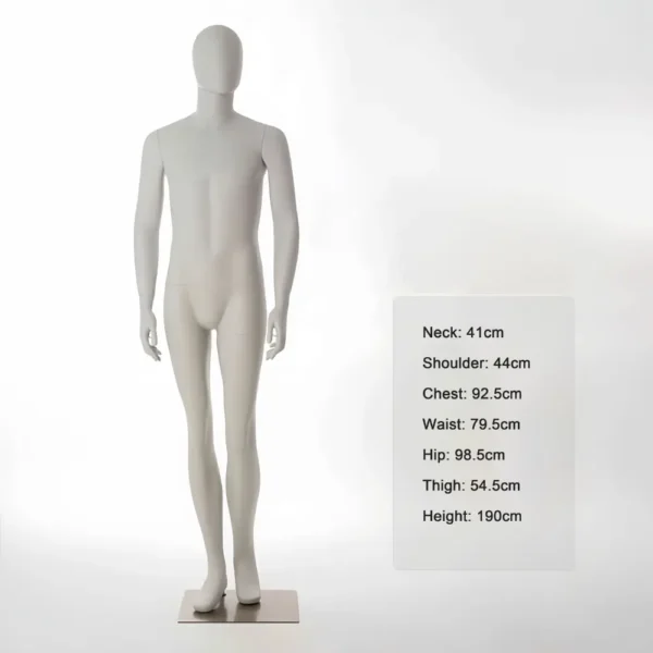 Gray standing seated half-length adjustable male mannequin visual merchandising female and male clothes mannequin for sale in storefront window display Wholesale Bulk Factory Richenmannequin