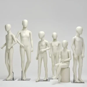 child mannequin full body visual merchandising clothes mannequin for sale in storefront window display Wholesale Bulk Factory - Richenmannequin A Mannequin Wholesale Factory