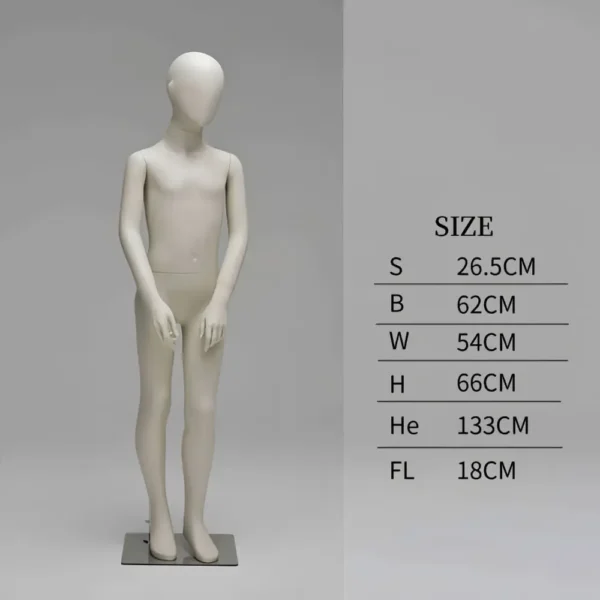 child mannequin full body visual merchandising clothes mannequin for sale in storefront window display Wholesale Bulk Factory - Richenmannequin A Mannequin Wholesale Factory
