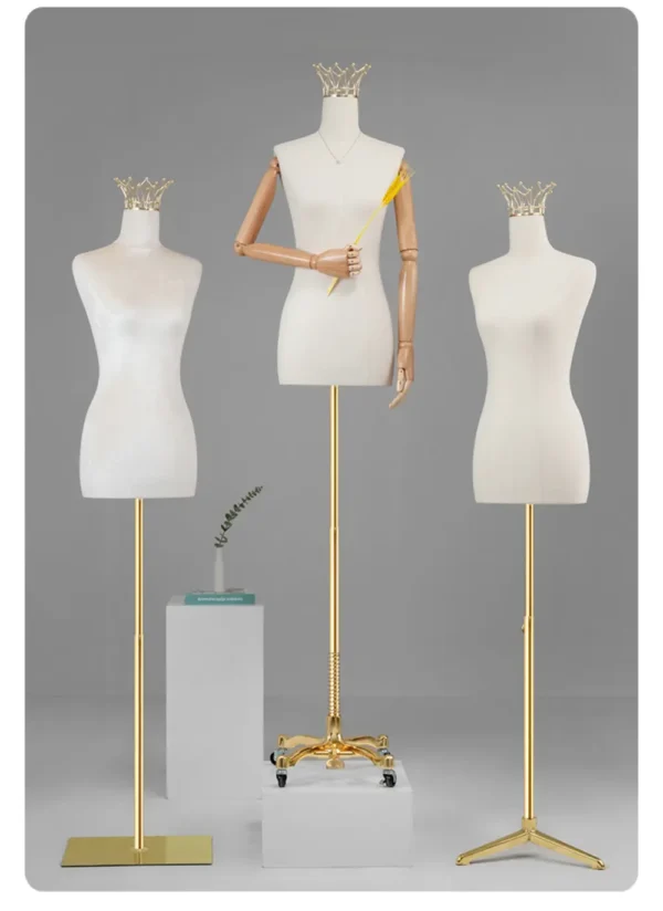 Bridal gown mannequin for wedding dress display and sale at bridal showers in wedding shop- Richenmannequin mannequin supplier